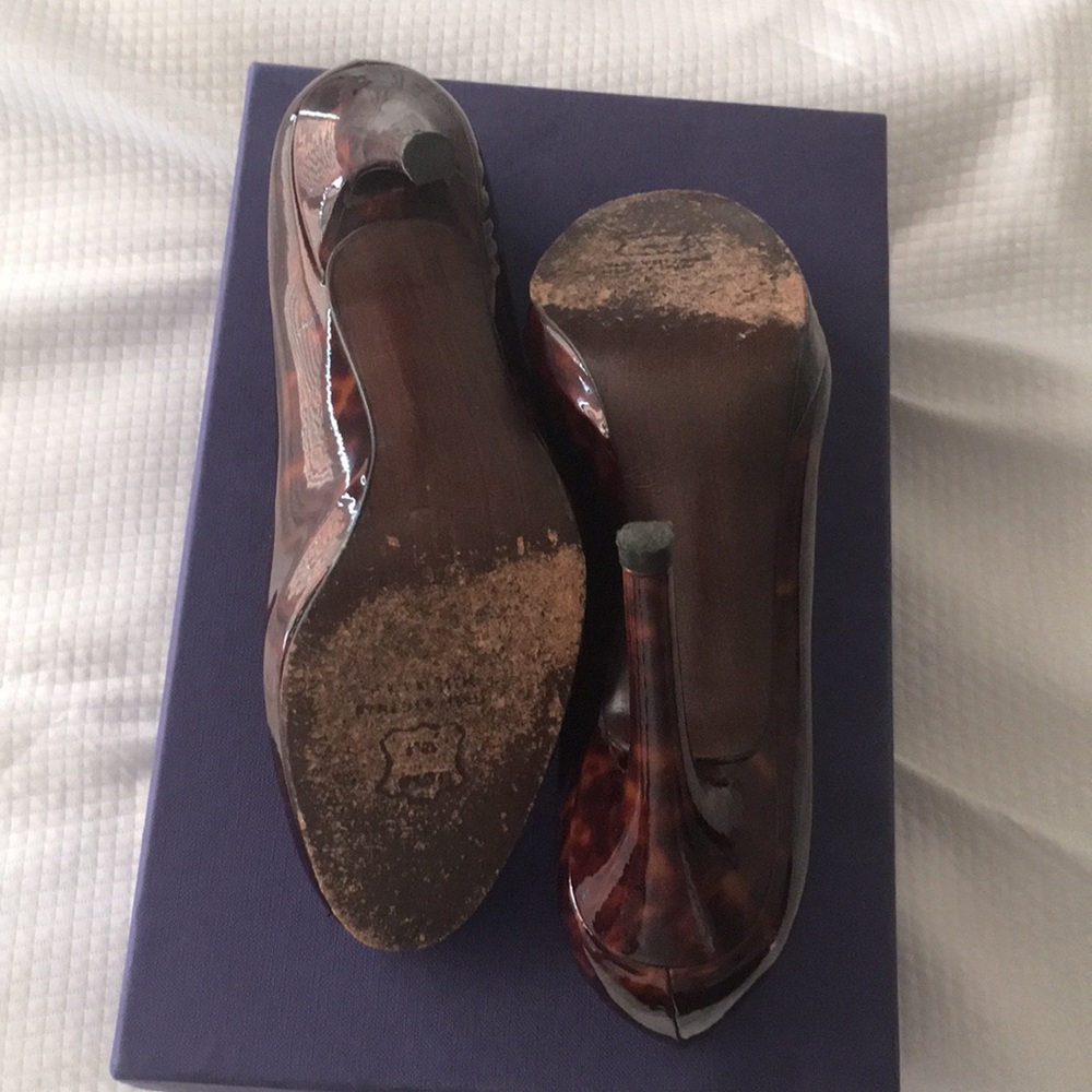 Stuart Weitzman Size 6 Tortoise Color Heel - image 4